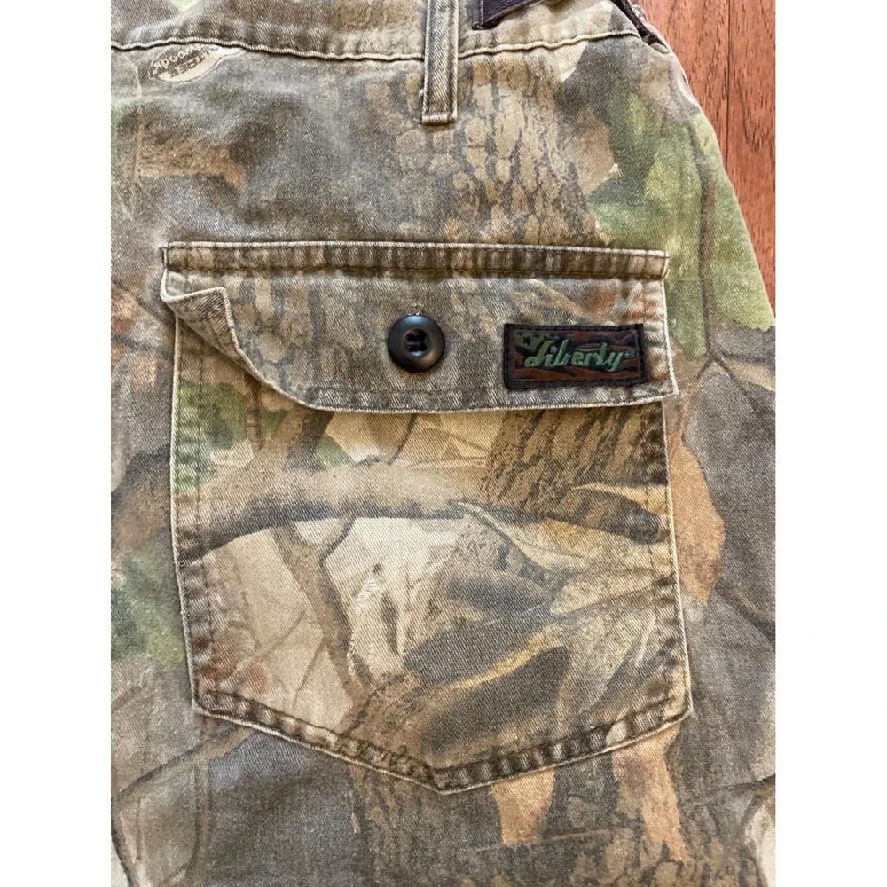 Liberty Mens Realtree Faded Hardwoods Camo Cargo Pants Large Regular Hunting